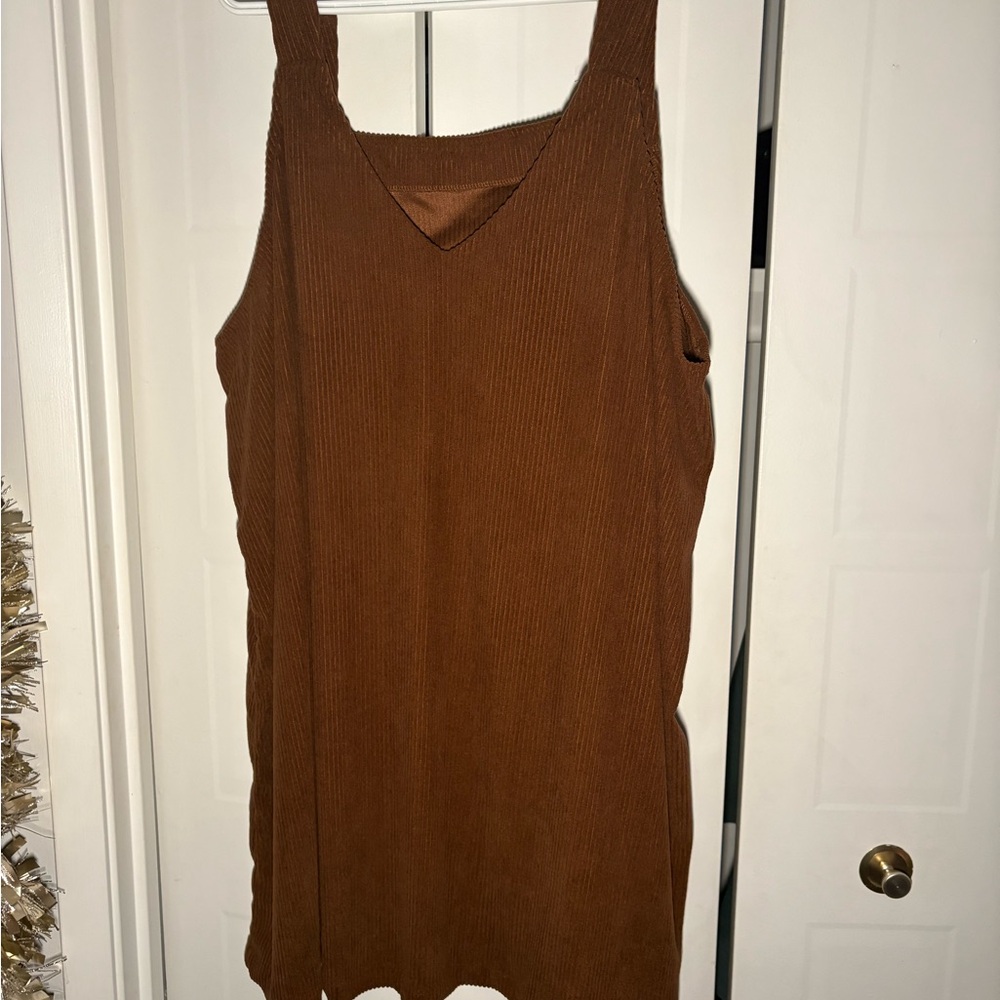 SHEIN Brown Midi Dress